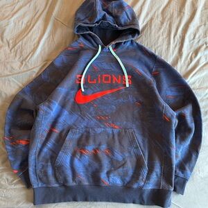 Nike Men’s England Soccer Center Swoosh Club Hoodie Sweatshirt XL 3 Lions